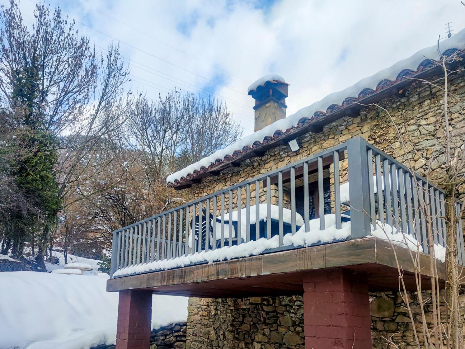 지로나 M De Puigsec Mas Rural Al Ripolles 빌라 외부 사진